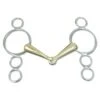 Korsteel Gag Bit 3-Ring European Elevator Copper Mouth 1 Korsteel Gag Bit 3-Ring European Elevator Copper Mouth -Ovation Equestrian Supplies Shop 14317