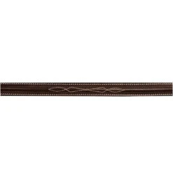Black Oak Round Raised Fancy Stitch Standing Martingale 7 Black Oak Round Raised Fancy Stitch Standing Martingale -Ovation Equestrian Supplies Shop 221301 c1109 alt1