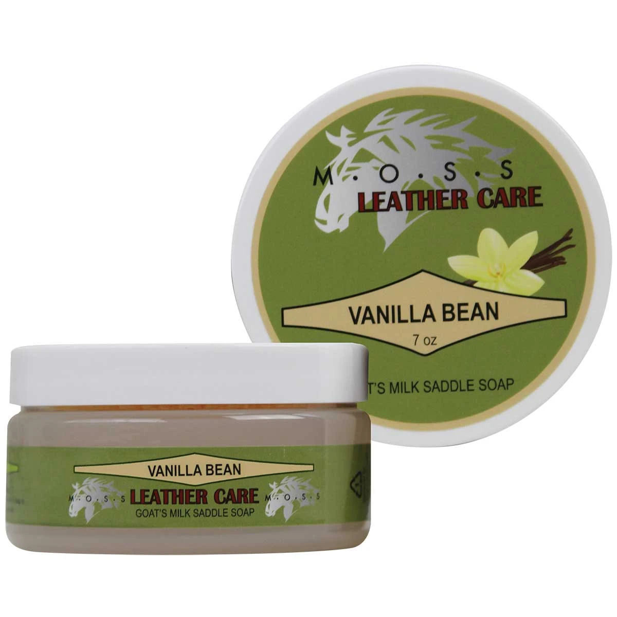Moss Goats Milk Vanilla Bean Saddle Soap 6 Oz 3 Moss Goats Milk Vanilla Bean Saddle Soap 6 Oz