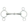 Centaur 2-Ring Pessoa Gag Bit 4.5 In -Ovation Equestrian Supplies Shop 464287