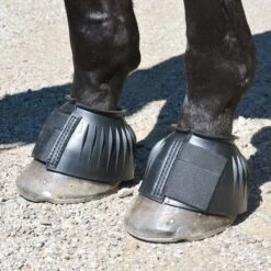 Bell Boots Rubber Ribbed With EZ Pull Fasteners 17 Bell Boots Rubber Ribbed With EZ Pull Fasteners -Ovation Equestrian Supplies Shop 8838b c1105