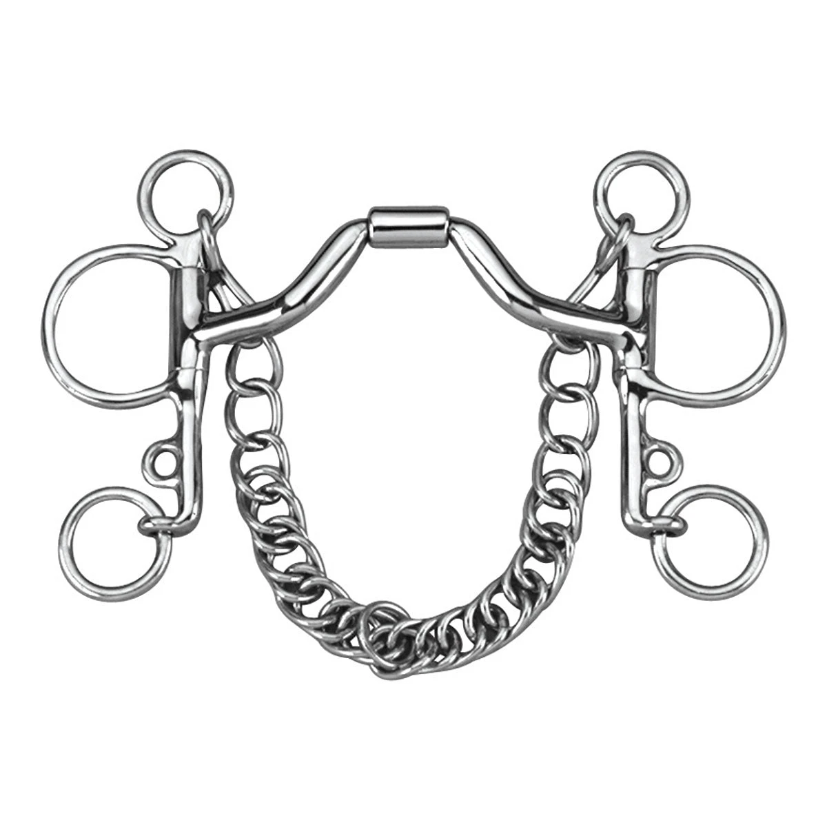 Myler Pelham Ss Ported Barrel Mb33 - Test Ride Bit 3 Myler Pelham Ss Ported Barrel Mb33 - Test Ride Bit