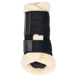 LeMieux Fleece Edge Mesh Brushing Boots Black -Ovation Equestrian Supplies Shop it02760 b c1105 alt2